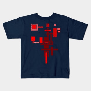 QR-Code Architecture Pattern Kids T-Shirt